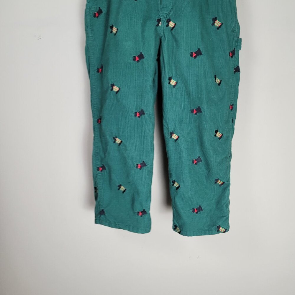 Lilly Pulitzer Scottie Dogs Corduroy Overalls Size 6X - Picture 5 of 11